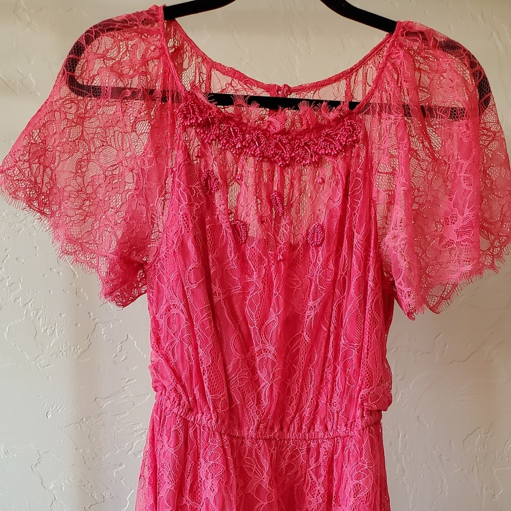 Free People Pink Mini Dress